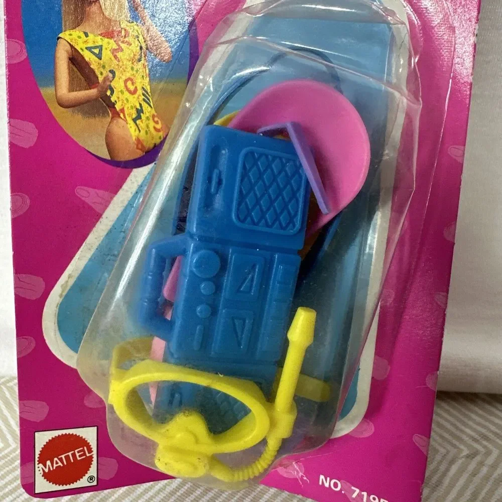 Barbie Fashion Extras‎ Lets Go To The Beach Accessories Mattel 1992
